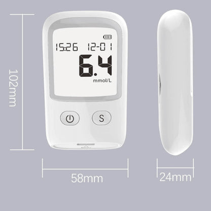 Sale Upto 50%🌟Glucose Monitor Kit – LCD Display, 25 Test Strips & 25 Lancets Included